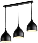Φωτιστικό οροφής Perce I pakoworld μαύρο μέταλλο 50x17x120εκ
