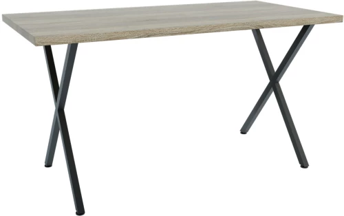 Τραπέζι Houston Σονόμα-Μαύρο 160x80x77cm