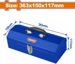 WADFOW Εργαλειοθήκη μεταλλική 363Χ150Χ117mm (WTB8A11)