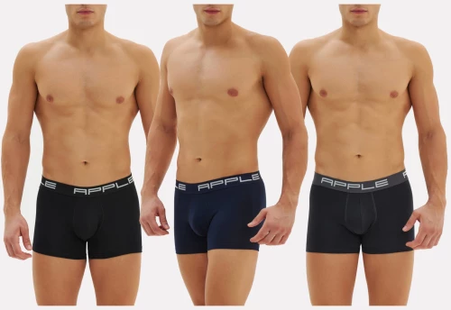 Apple Boxer Ανδρικά Μποξεράκια 3Pack APP-0113965-1
