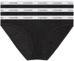 Γυναικεία Μπικίνι Σλιπ Calvin Klein - Μαύρα - λευκό λάστιχο - 3 pack - Cotton