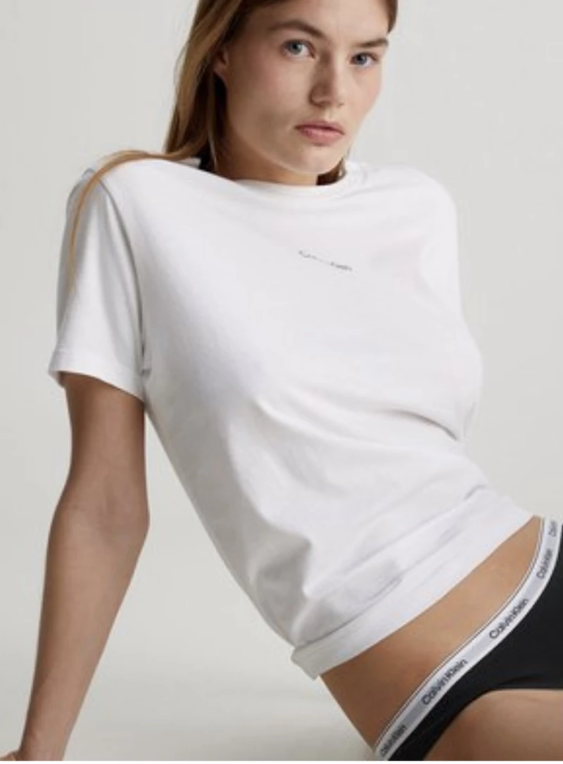 Γυναικεία Μπικίνι Σλιπ Calvin Klein - Μαύρα - λευκό λάστιχο - 3 pack - Cotton