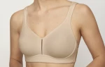 Γυναικείο Αμπάνελο Σουτιέν Promise - Μπεζ - Regular Fit - Polyester - Cup D E - Μεγάλα Μεγέθη