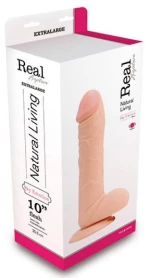 ΟΜΟΙΩΜΑ ΠΕΟΥΣ ΜΕ ΔΟΝΗΣΗ REALISTIC VIBRATOR REAL RAPTURE FLESH 10