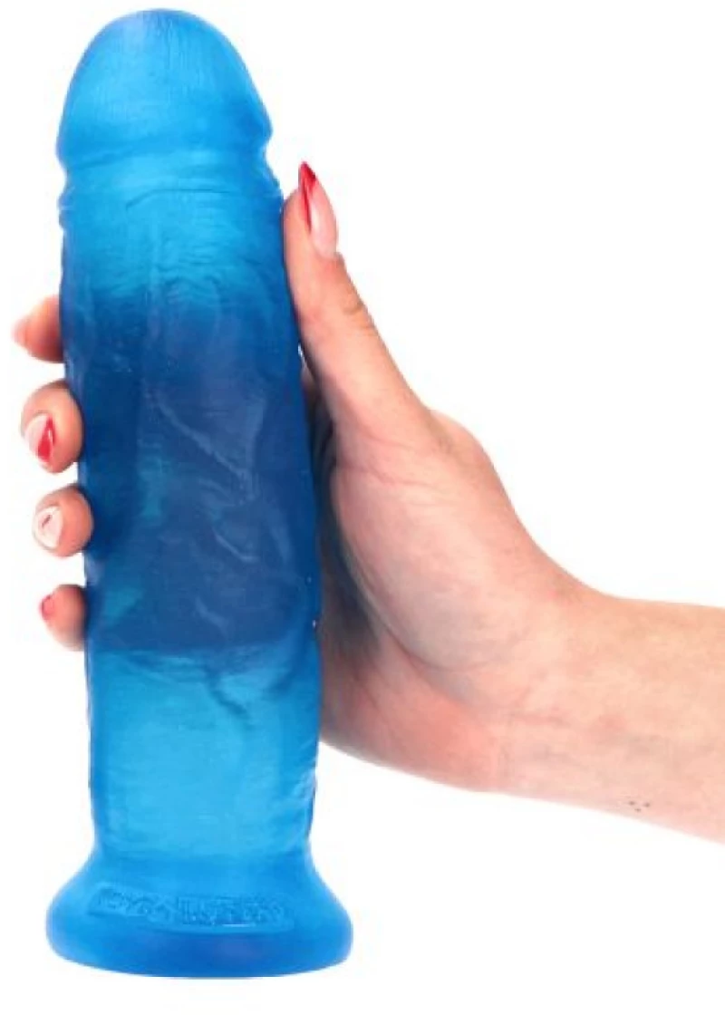 Diego transparent blue Dildo