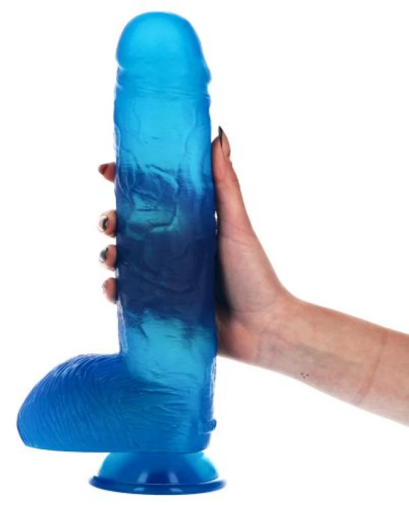 Bruto transparent blue Dildo