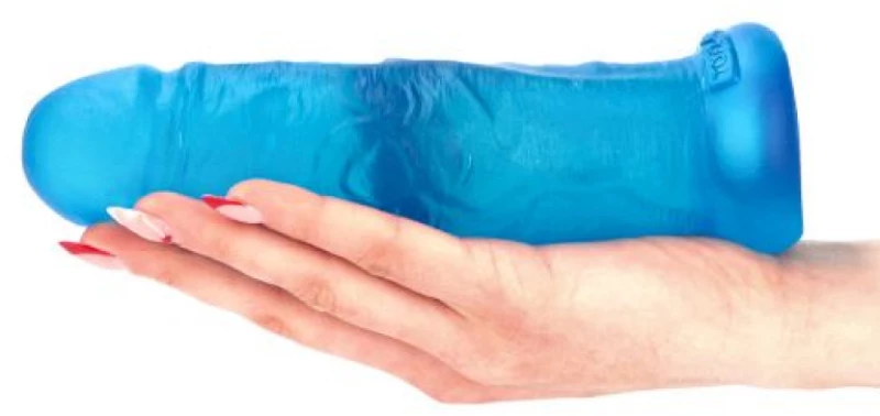 Nico transparent blue Dildo