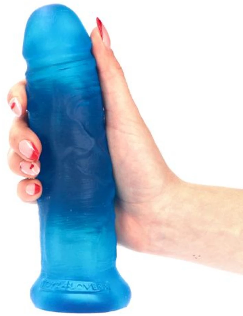 Nico transparent blue Dildo