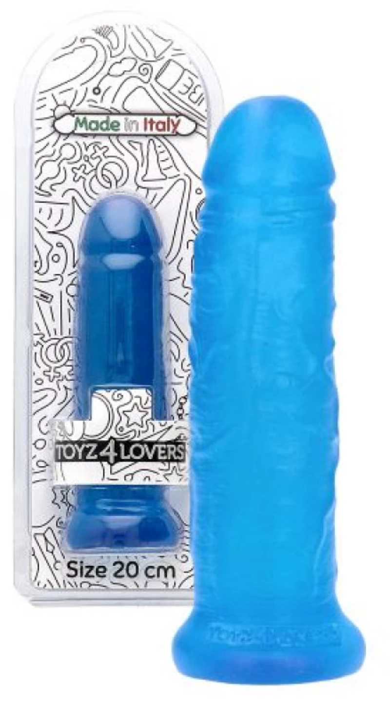 Nico transparent blue Dildo