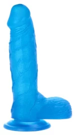 Sergio Transparent Blue Dildo