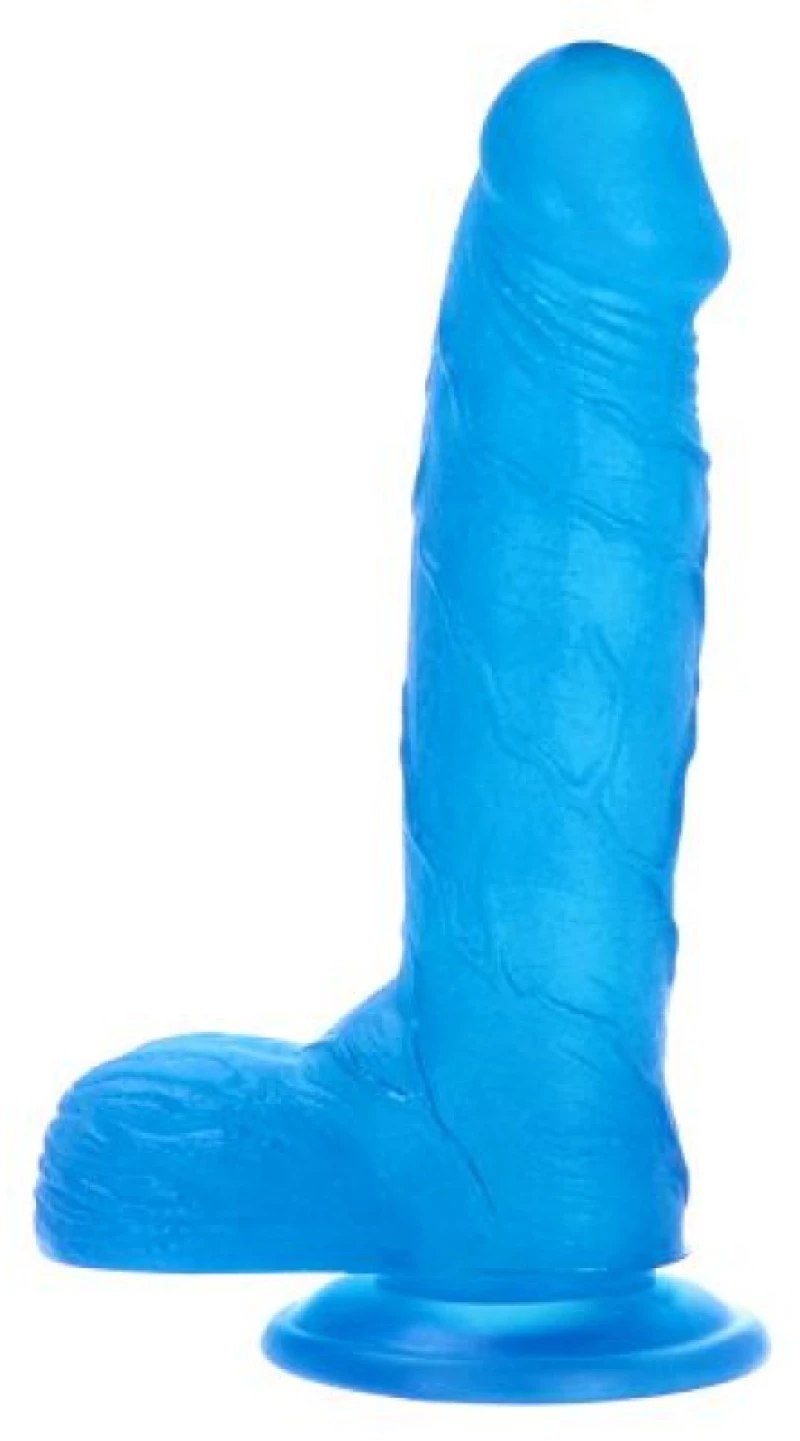 Sergio Transparent Blue Dildo