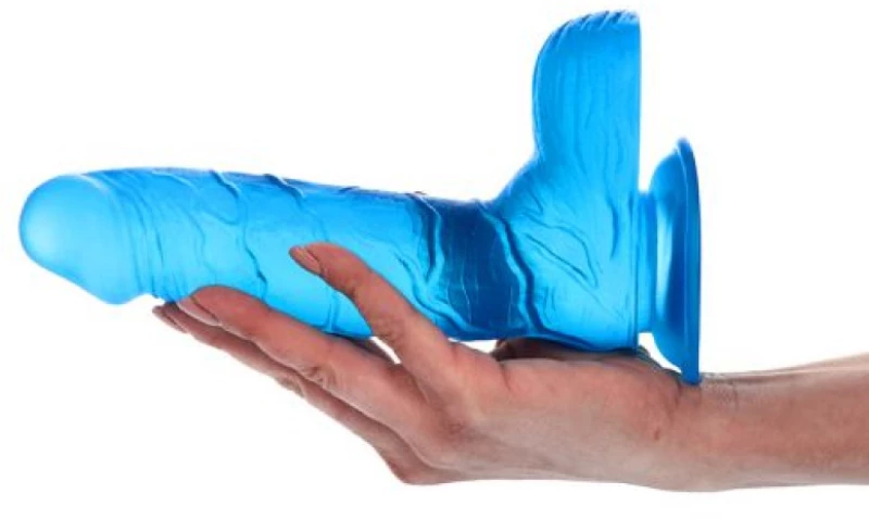 Sergio Transparent Blue Dildo