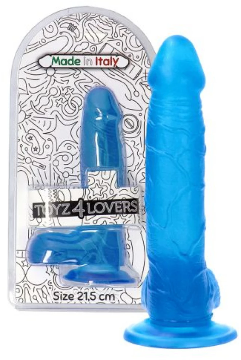 Sergio Transparent Blue Dildo