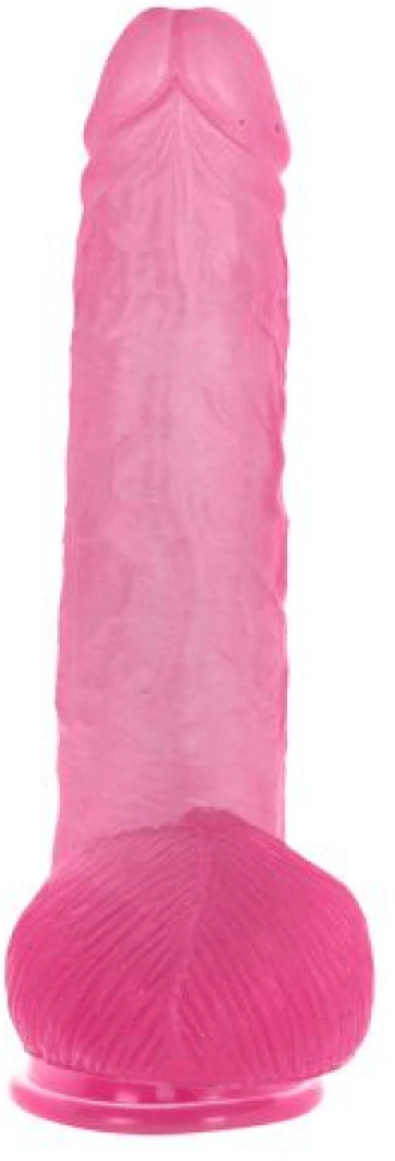 Bruto transparent pink Dildo