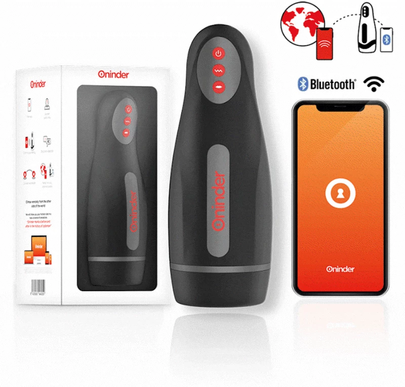 ONINDER - SEOUL RECHARGEABLE MALE MASTURBATOR 10 SPEED - FREE APP