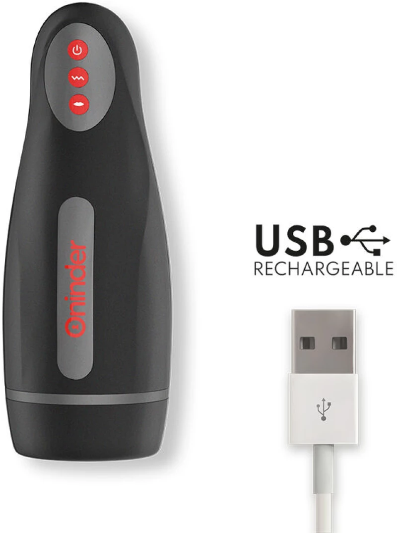 ONINDER - SEOUL RECHARGEABLE MALE MASTURBATOR 10 SPEED - FREE APP