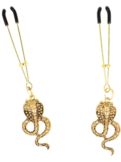 KINK - COBRA PENDANT NIPPLE CLAMPS 6 CM