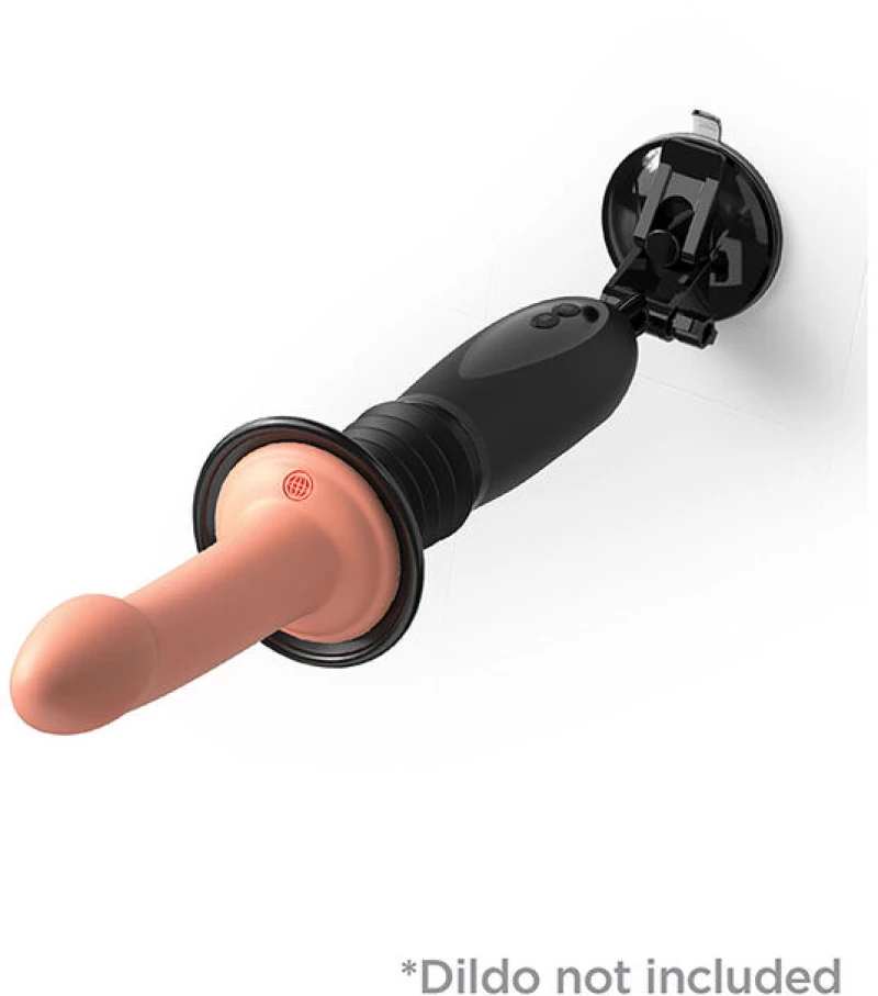 FETISH FANTASY SERIES - BODY DOCK THRUSTER DILDO CLAMP WITH 7 PUSH MODES BLACK