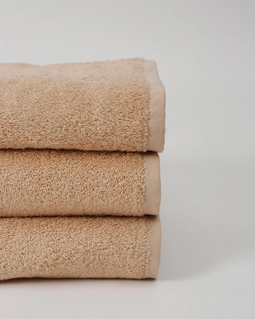 Βαμβακερή Αντιχλωριακή Πετσέτα Πισίνας 500gsm Blur II Sunbed | 80x200cm Μπεζ