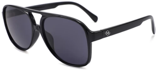 Martinez Levanzo Black Unisex Γυαλιά Ηλίου σε Μαύρο Χρώμα με Γκρι Ντεγκραντέ Φακό