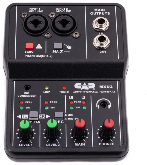 CAD MXU-2 Κονσόλα/Mixer 2-καναλιών
