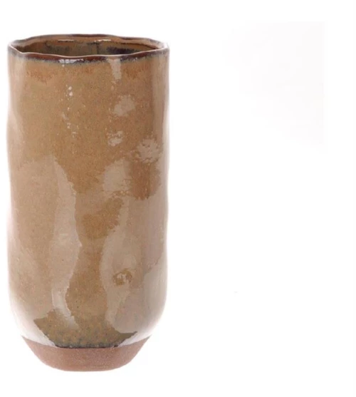 Βάζο κεραμικό  Coffee Φ15 Η29cm