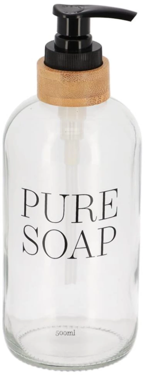 Dispenser γυάλινο PURE SOAP 500ml