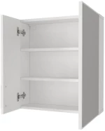 Καθρέπτης μπάνιου Ditto Μegapap χρώμα λευκό 59,6x16,4x64,8εκ.