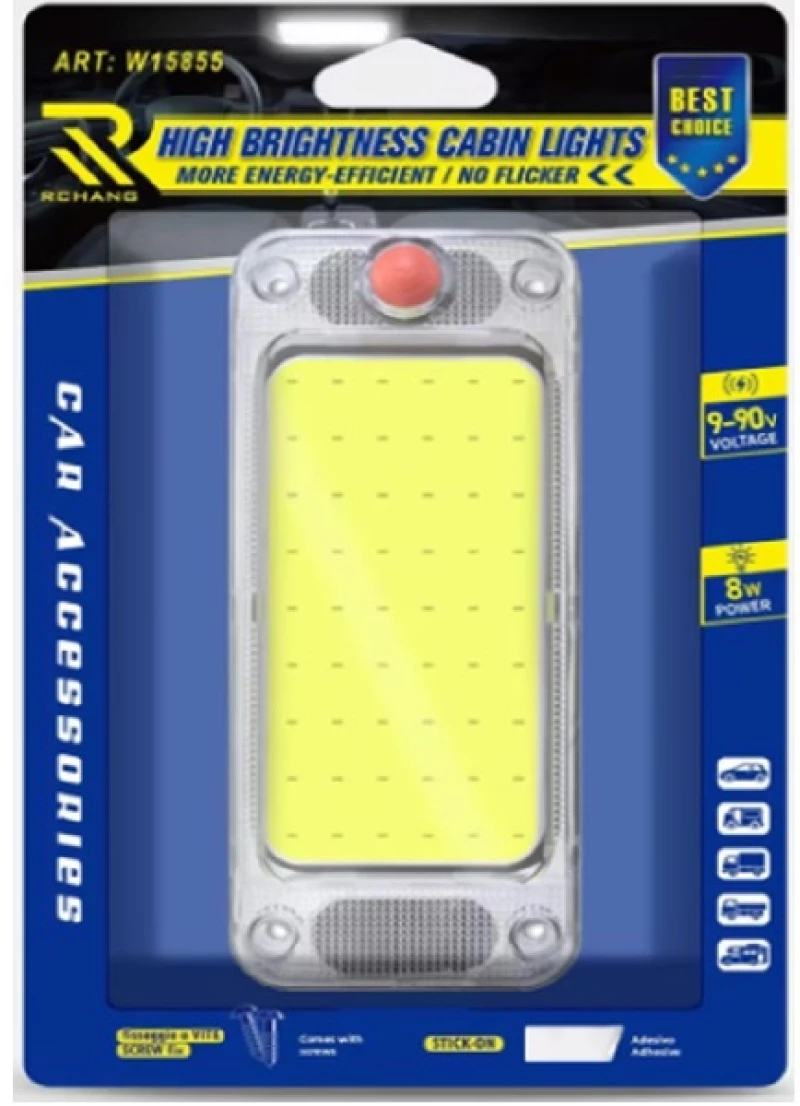 Εσωτερικό φως καμπίνας αυτοκινήτου 54cob 8w w15855-2-1