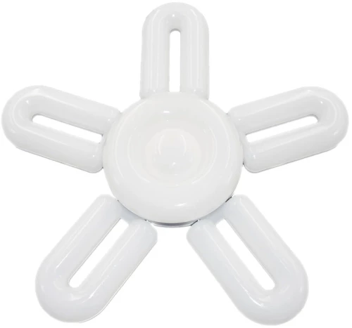 LED Λάμπα Πτυσσόμενη 60W με 5 Πτερύγια E27 Ψυχρό Λευκό 220V 4000LM RZ-0048