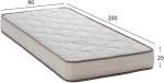 ΣΤΡΩΜΑ DREAMTOPIA ΣΕΙΡΑ RELIEF HM653.90-200 BONNELL SPRING 90x200x20Y εκ.