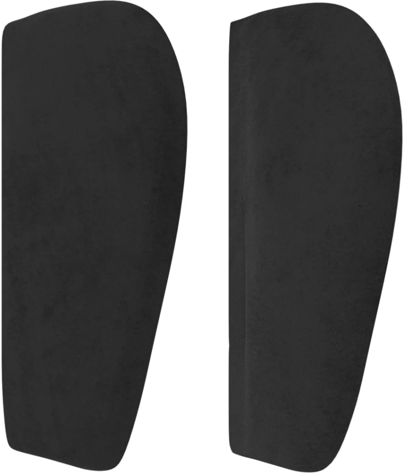 vidaXL Κεφαλάρι με Πτερύγια Μαύρο 103x23x78/88 εκ. Βελούδινο