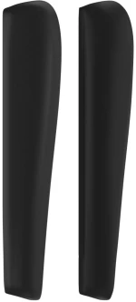 vidaXL Κεφαλάρι με Πτερύγια Μαύρο 183x23x118/128 εκ.Συνθ. Δέρμα