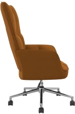 vidaXL Πολυθρόνα Relax Καφέ Βελούδινη