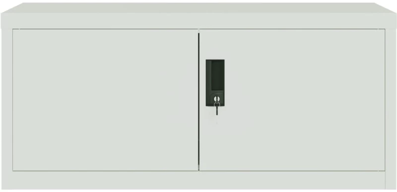 vidaXL Αρχειοθήκη Αν. Γκρι 90 x 40 x 180 εκ. Ατσάλινη
