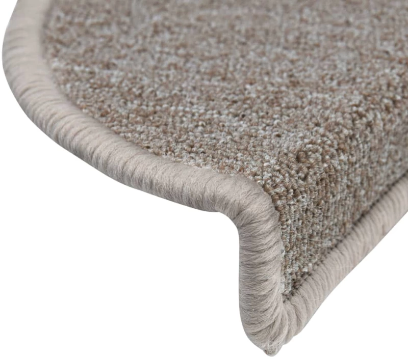vidaXL Πατάκια Σκάλας 10 τεμ. Taupe 65x24x4 εκ.