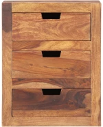 vidaXL Κομοδίνο 40 x 30 x 50 εκ. από Μασίφ Ξύλο Sheesham