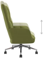 vidaXL Πολυθρόνα Relax Ανοιχτό Πράσινο Βελούδινη
