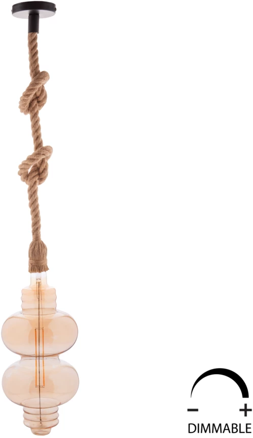 ΛΑΜΠΤΗΡΑΣ LED FILAMENT 8W E27 3000K GOLD COLOR DIMMABLE HM4053.02