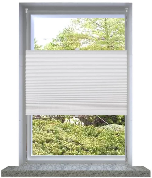 Πλισέ ρόλερ σκίασης 70x100cm Λευκό