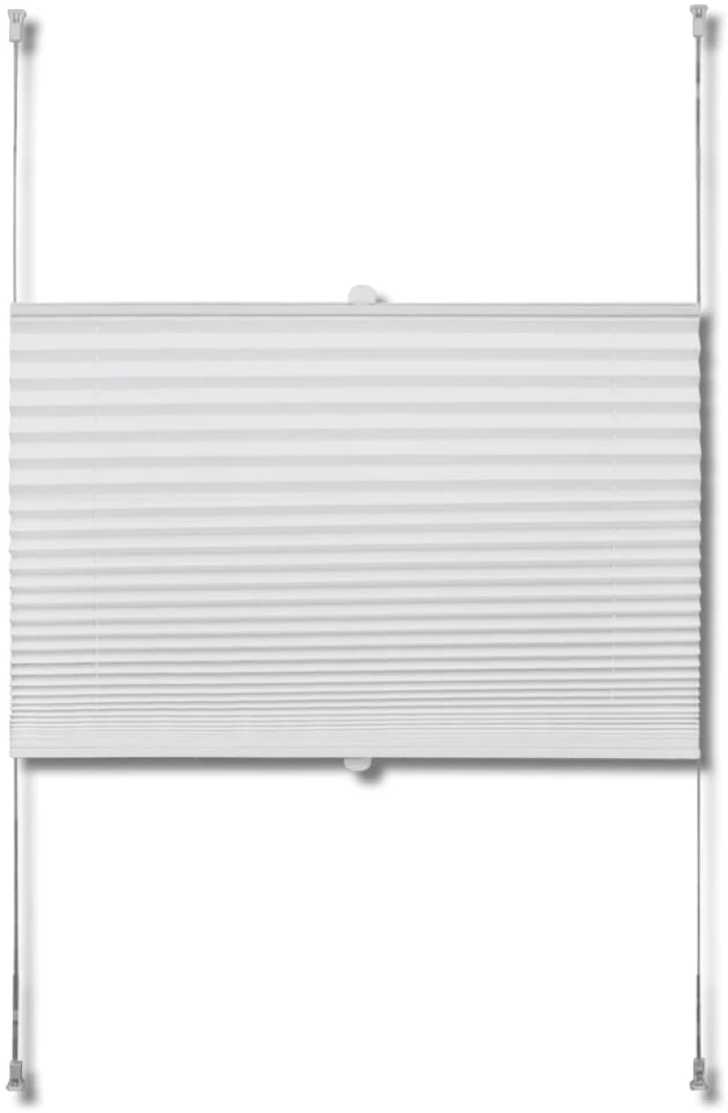 Πλισέ ρόλερ σκίασης 70x100cm Λευκό