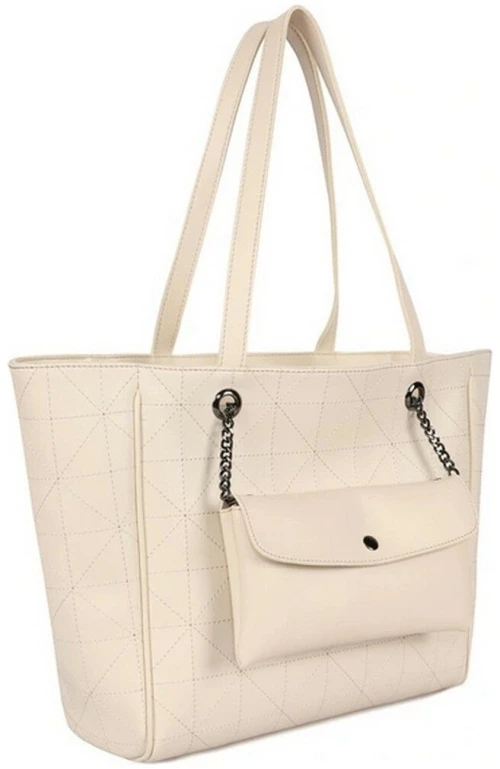 Γυναικεία Τσάντα Laura Ashley RELIEF-QUILTED-CREAM Κρεμ (30 x 30 x 10 cm)