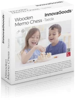 Ξύλινο Σκάκι Mνήμης Taeda InnovaGoods 26 Τεμάχια