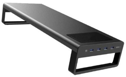 Επιτραπέζια Βάση για Οθόνη iggual IGG316900 USB 3.0 Μαύρο