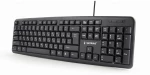 Πληκτρολόγιο GEMBIRD KB-U-103-RU Μαύρο Μονόχρωμος Αγγλικά Ρωσικά QWERTY