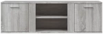 vidaXL Έπιπλο Τηλεόρασης Γκρι Sonoma 120 x 34 x 37 εκ. από Επεξ. Ξύλο