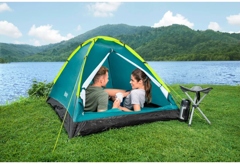 Camping Σκηνή Bestway 210 x 210 x 130 cm Πράσινο