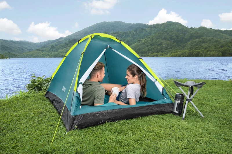Camping Σκηνή Bestway 210 x 210 x 130 cm Πράσινο