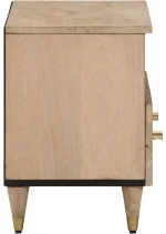 vidaXL Έπιπλο Τηλεόρασης 70 x 33 x 46 εκ. από Μασίφ Ξύλο Μάνγκο