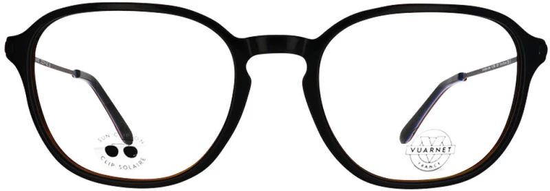 Unisex Σκελετός γυαλιών Vuarnet Μαύρο Ø 55 mm